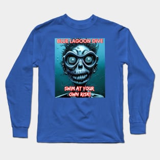 Blue Lagoon Monster Zombie Dive Long Sleeve T-Shirt